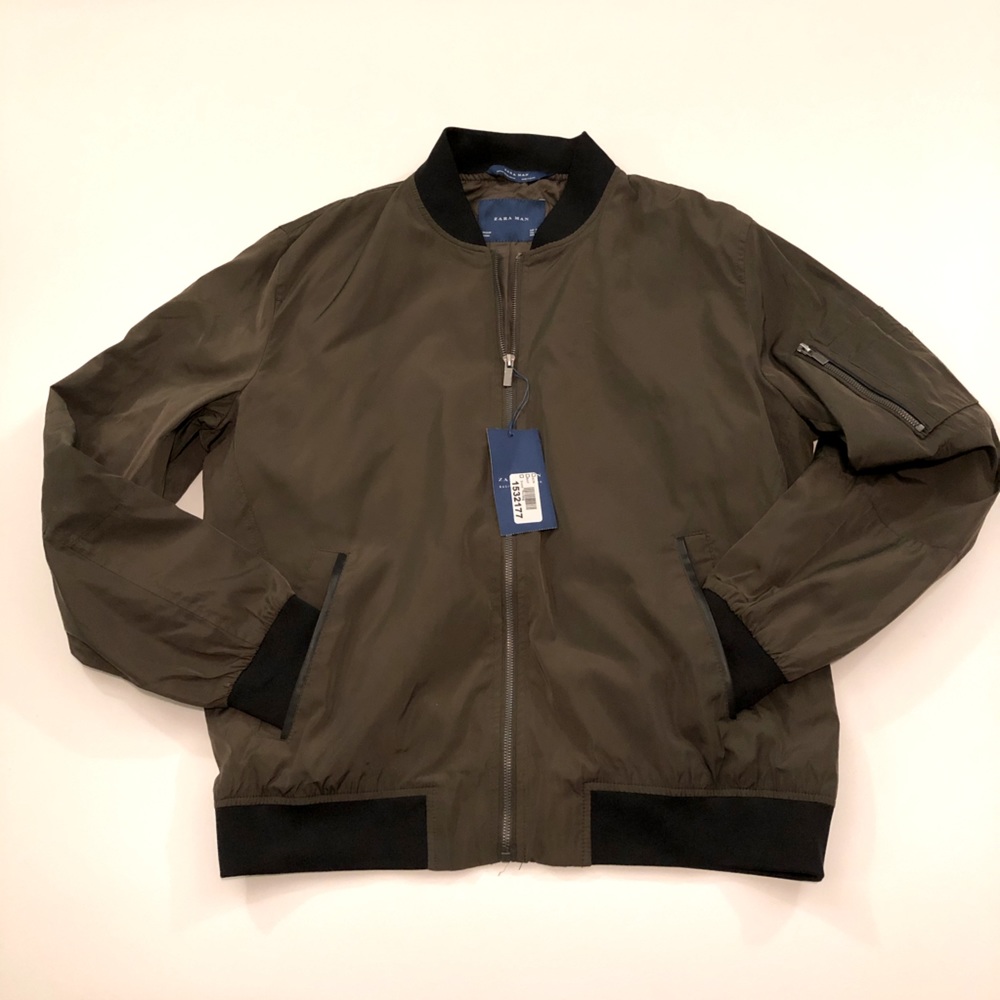 NWT Zara Man Men’s Bomber Jacket. Size XXL.